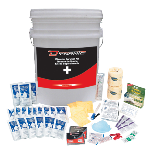 Trousse de premiers soins pour pr&eacute;paration aux situations d'urgence Dynamic, Dispositif m&eacute;dical Classe 1, Seau Consource