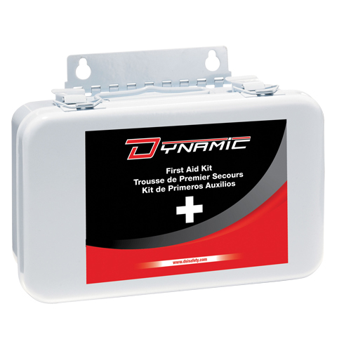 Trousse de premiers soins pour auto Dynamic, Dispositif m&eacute;dical Classe 1, Boîte en m&eacute;tal Consource