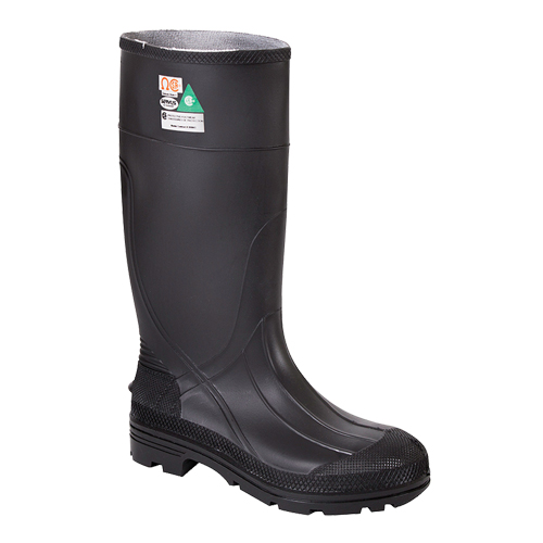 PRM II Safety Boots, PVC, Steel Toe, Size 7, Puncture Resistant Sole Consource