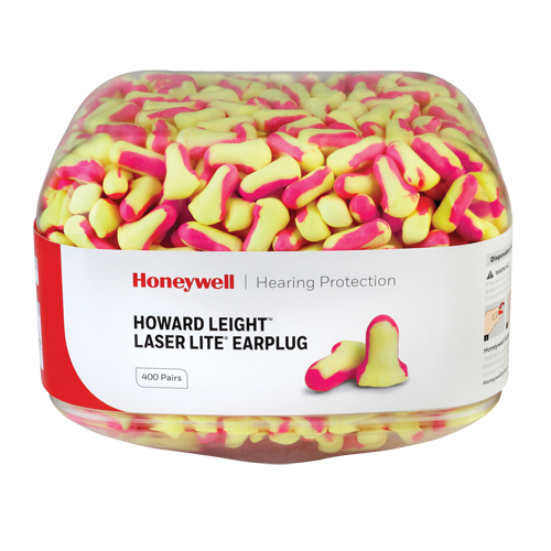 Howard Leight Laser Lite&reg; Earplugs, Bulk - Canister Consource