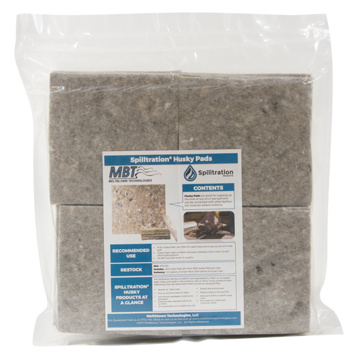 Tampons Husky Spilltration, Huile seulement, 16" x 16", 17,2 gal. d'absorption Consource