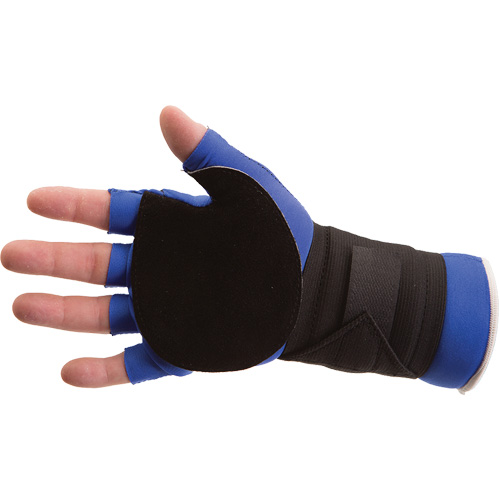 Anti-Impact Glove with Wrist Support, Size Small, Split Leather Palm Consource