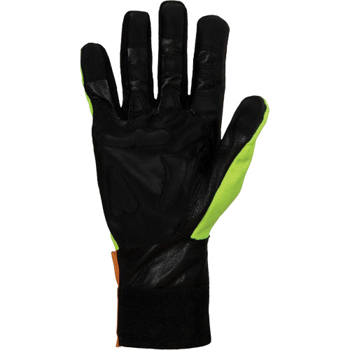 Gants pour scie &agrave; chaîne haute visibilit&eacute; Endura, Taille Grand/9, Paume Ch&egrave;vre Consource