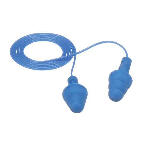 E-A-R UltraFit Metal-Detectable Earplugs, Corded, Regular, Bulk - Polybag, 25 NRR dB Consource