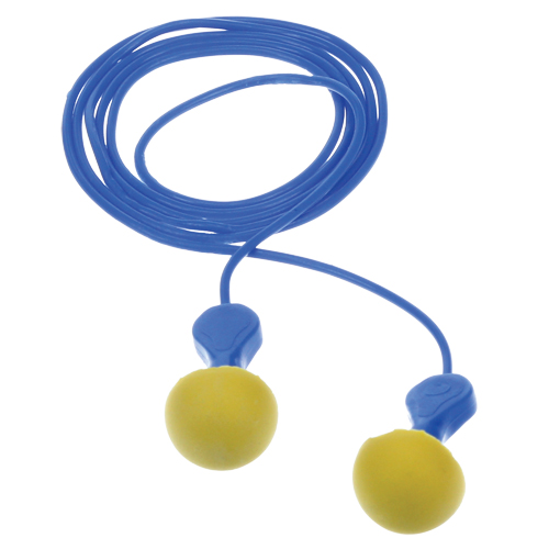 Bouchons d'oreilles d&eacute;tectables E-A-Rsoft Express Pod, Avec cordon, R&eacute;gulier, Vrac - Sachet coussin, NRR dB 23 Consource