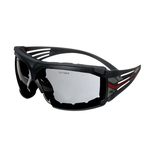 SecureFit 600 Series Safety Glasses with Gasket, Grey Lens, Anti-Fog, ANSI Z87+/Meets/Exceeds CSA Z94.3 Consource