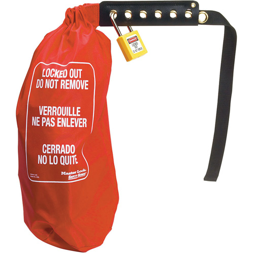 Sac de cadenassage &eacute;lectrique pour prise surdimensionn&eacute;e & contr&ocirc;le de palan, Type Prise Consource
