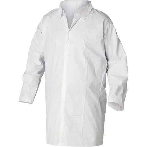 KleenGuard A20 Lab Coat, SMS, White, Medium Consource