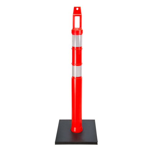Poteau d&eacute;lin&eacute;ateur de qualit&eacute; sup&eacute;rieure, 42" h, Orange Consource