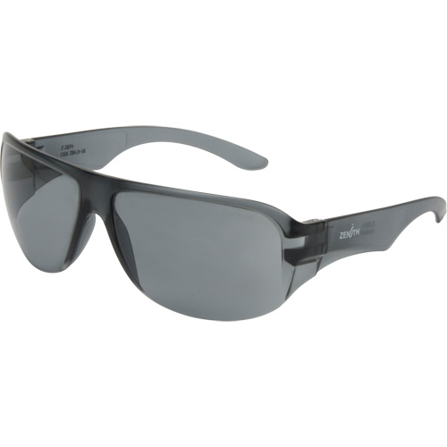 Lunettes de s&eacute;curit&eacute; s&eacute;rie Z2800, Lentille Grise/fum&eacute;e, Anti-&eacute;gratignures, ANSI Z87+/R&eacute;pond ou surpasse la norme CSA Z94.3 Consource