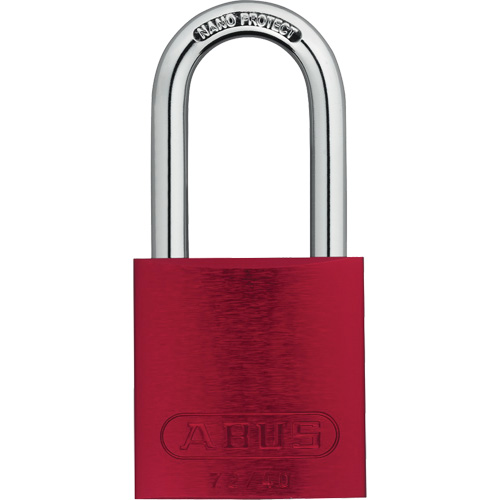 Safety Padlocks, Red, Keyed Alike, Aluminum, 1-1/2" Width Consource