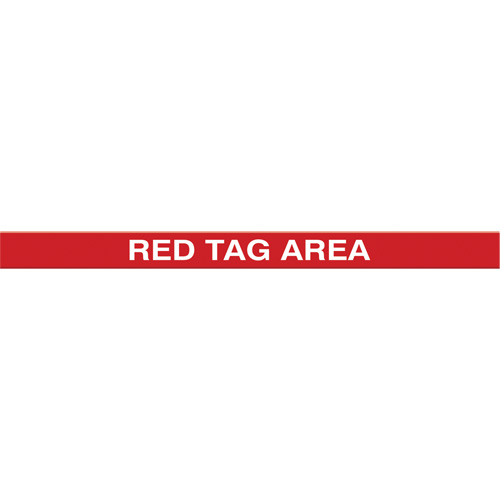 Tough-Mark Heavy-Duty Floor Marking, Rectangle, 48" L x 2" W, Red, Polyethylene Consource