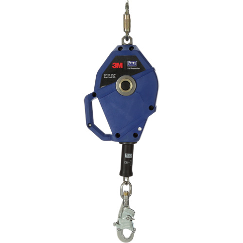 Smart Lock Self-Retracting Lifeline, 30', Stainless Steel, Swivel Consource