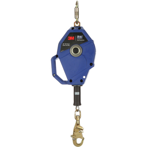 Smart Lock Self-Retracting Lifeline, 20', Galvanized Steel, Swivel Consource