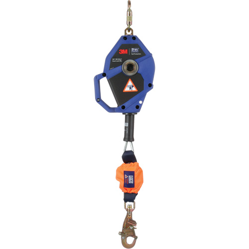 Smart Lock Self-Retracting Lifeline, 20', Galvanized Steel, Swivel Consource