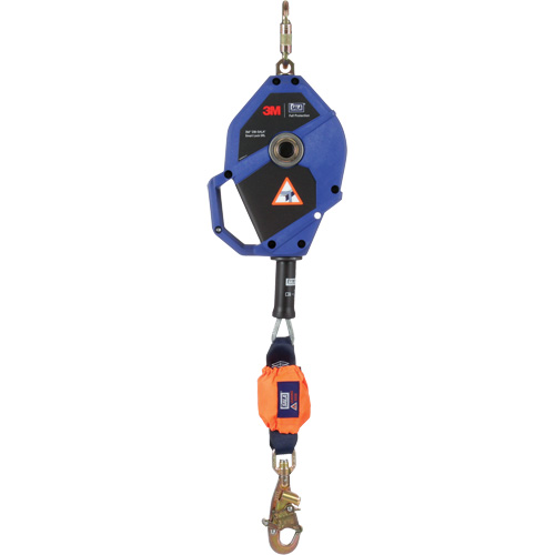 Smart Lock Self-Retracting Lifeline, 30', Stainless Steel, Swivel Consource