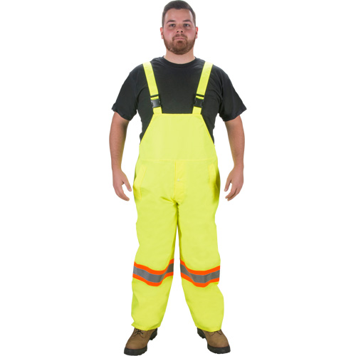 Salopette imperm&eacute;able RZ1000, Polyester, Petit, Jaune lime haute visibilit&eacute; Consource
