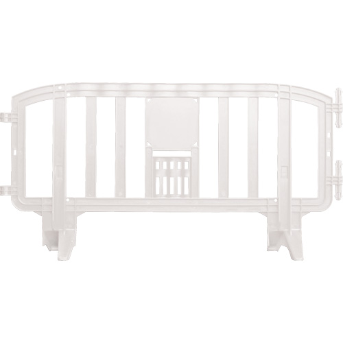 Movit Barricade, Interlocking, 78" L x 39" H, White Consource