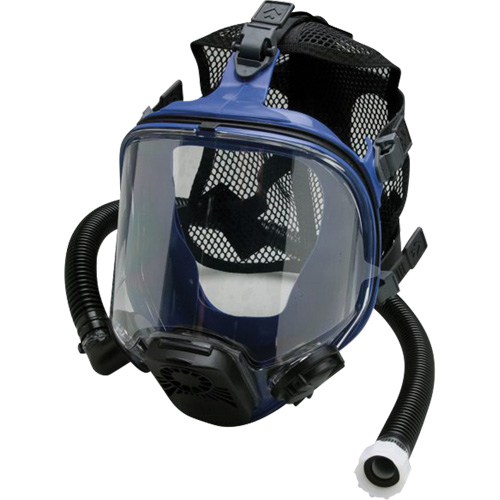 ALLEGRO INDUSTRIES Full-Face Supplied Air Respirator, Silicone, One Size Consource