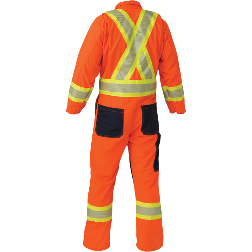 Combinaison ind&eacute;chirable, 2T-Grand, Orange haute visibilit&eacute; Consource