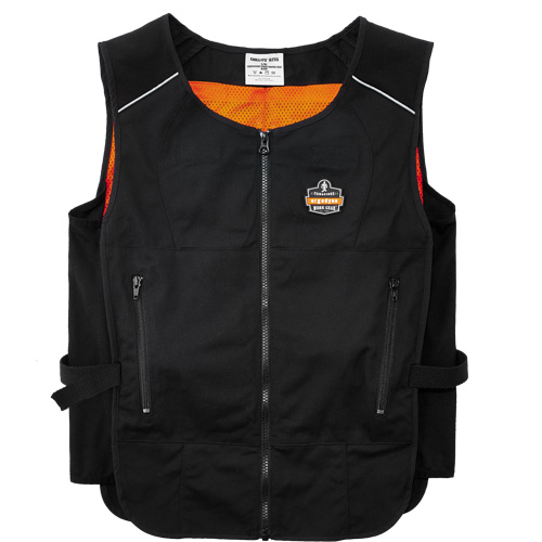 Veste de refroidissement &agrave; changement de phase l&eacute;g&egrave;re 6260 Chill-Its, Petit/Moyen, Noir Consource