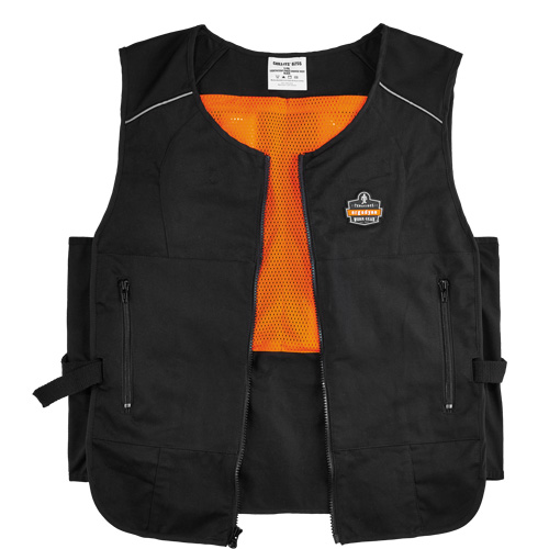 Veste de refroidissement &agrave; changement de phase l&eacute;g&egrave;re 6260 Chill-Its, Petit/Moyen, Noir Consource
