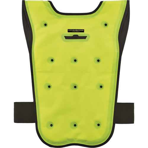 Veste refroidissante &agrave; &eacute;vaporation s&egrave;che &eacute;conomique Chill-Its 6687, Grand/T-Grand, Jaune lime haute visibilit&eacute; Consource