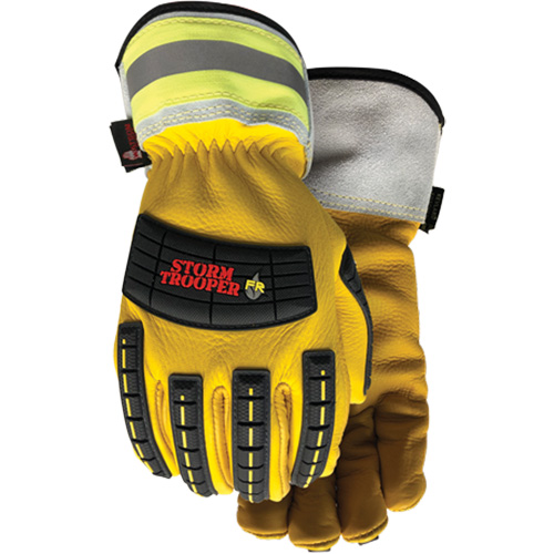 Gants 5782CR Storm Trooper, Petit, Paume en Cuir de vache, Poignet &eacute;lastique Consource