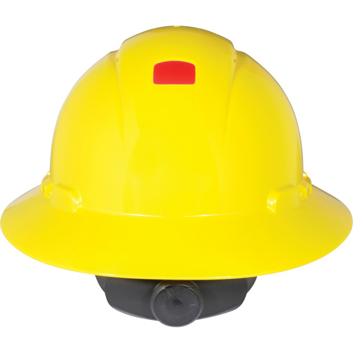 Full Brim Hardhat with Uvicator Sensor, Ratchet Suspension Consource