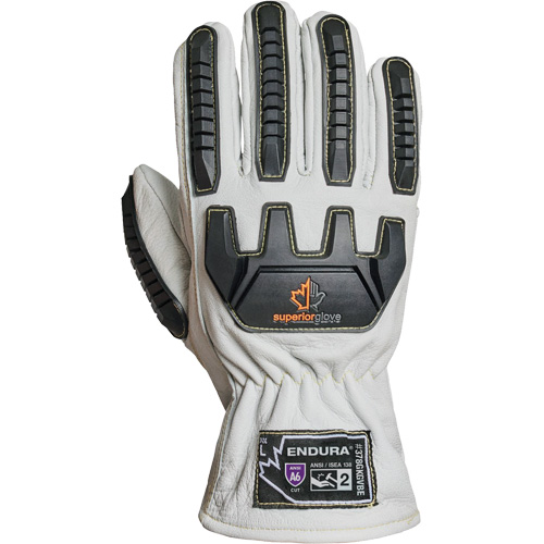 Gants r&eacute;sistant &agrave; la coupe et aux chocs Endura 378GKGVBE, T-Grand, Paume en Ch&egrave;vre, Poignet Conducteur Consource