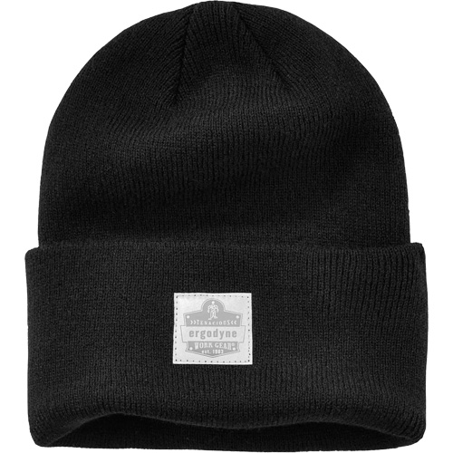 N-Ferno&reg; Rib Knit Beanie Hat, One Size, Black Consource
