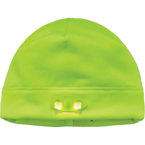 Bonnet N-Ferno &agrave; lumi&egrave;res DEL, Taille unique, Vert lime haute visibilit&eacute; Consource