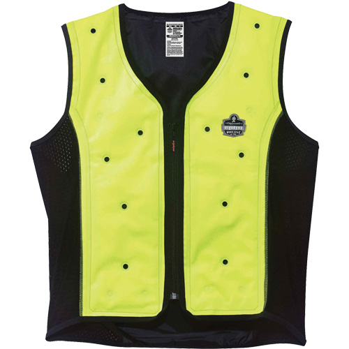 Gilet de refroidissement &agrave; sec Chill-Its 6685, 4T-Grand, Jaune lime haute visibilit&eacute; Consource