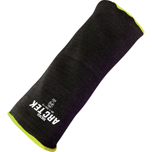 Manchon r&eacute;sistant aux coupures Arc Tek, Poly&eacute;thyl&egrave;ne/Acier, 10", ASTM ANSI niveau A5, Noir Consource