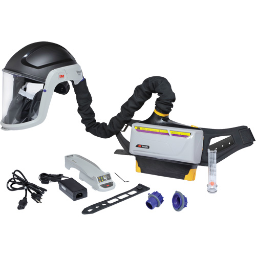 Versaflo TR Series Heavy Industry PAPR Kit, Hard Hat & Faceshield, Lithium-Ion Battery Consource