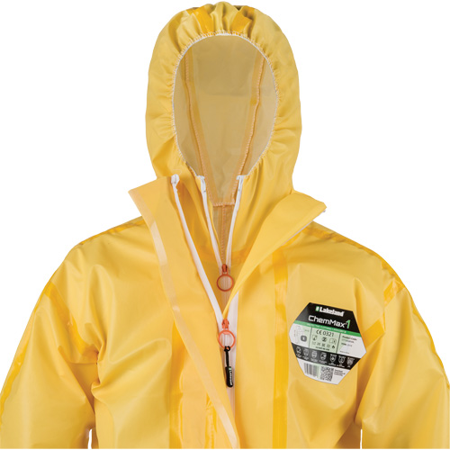Combinaisons ChemMax 1, Poly&eacute;thyl&egrave;ne/Polypropyl&egrave;ne, 4T-Grand, Jaune Consource