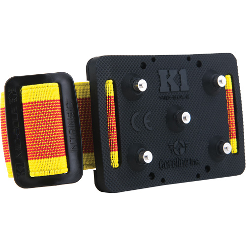 Crampons &agrave; glace mi-semelles intrins&egrave;ques, M&eacute;lange de polym&egrave;re, Traction Crampon, Taille unique Consource