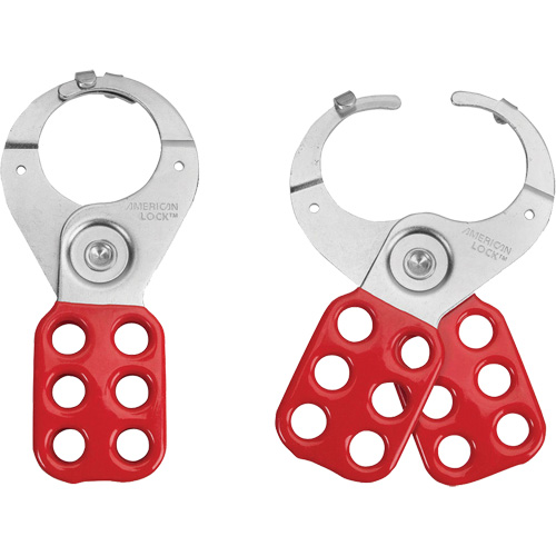 Tabbed Steel Lockout Hasp, Red Consource