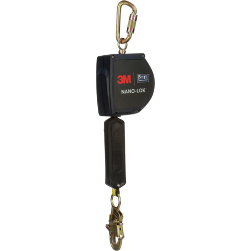 Nano-Lok Extended Length Self Retracting Lifeline, 20', Dyneema&reg;, Swivel Consource