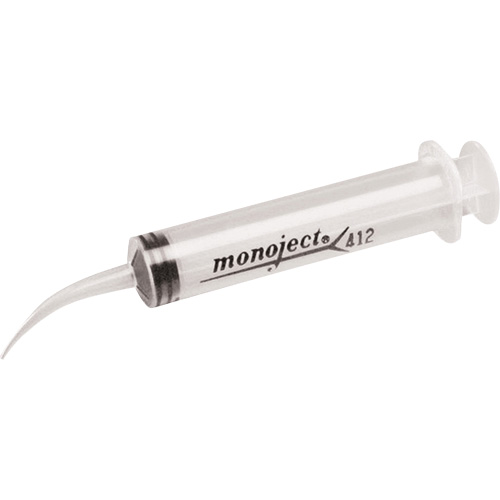Seringues &agrave; irrigation Monoject 412 &agrave; pointe incurv&eacute;e, 12 cc Consource