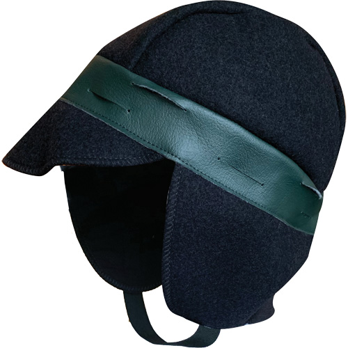 Coiffe d'hiver pour casque de s&eacute;curit&eacute;, Doublure en Mouton, Taille unique, Bleu marine Consource