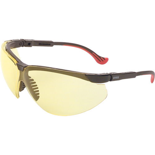 Uvex HydroShield&reg; Genesis&reg; XC Safety Glasses, Amber Lens, Anti-Fog/Anti-Scratch, ANSI Z87+/Meets/Exceeds CSA Z94.3 Consource