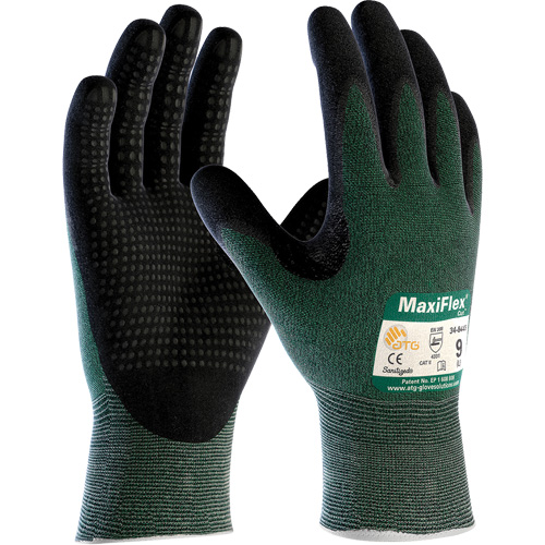 Gants ATG MaxiFlex Cut, Taille T-Grand, Calibre 15, Rev&ecirc;tement Mousse de nitrile, Enveloppe en Fil technique, ASTM ANSI niveau A2/EN 388 niveau 3/EN 388 niveau B Consource