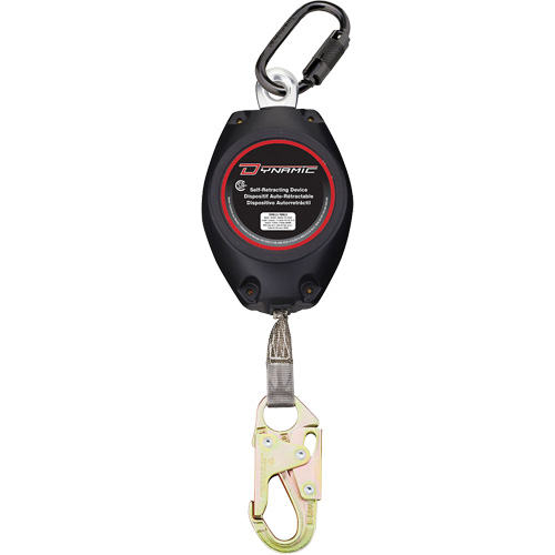 Dynamic Self-Retracting Lifeline, 20', Dyneema&reg;, Swivel Consource