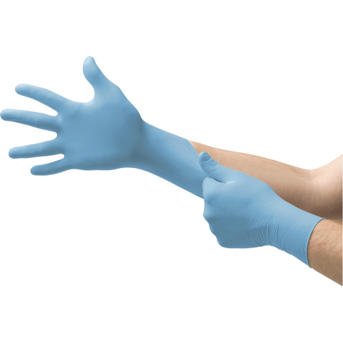 N20 Disposable Gloves, Small, Nitrile, 4.7-mil, Powder-Free, Blue Consource