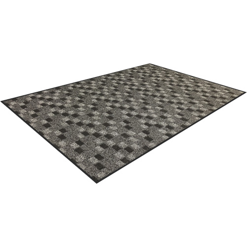 Tapis de vestibule Terra Nova classique, Essuie-pieds, 3' x 5' x 5/16", Charbon Consource