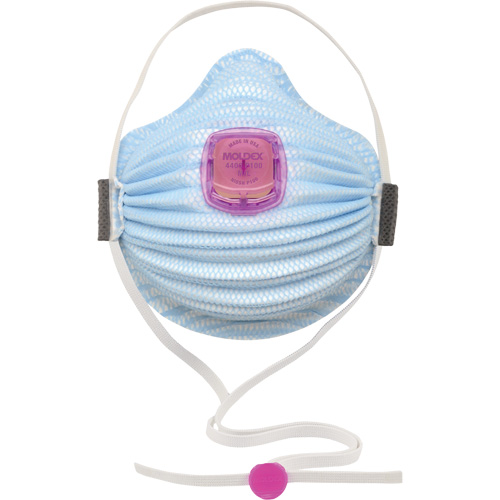 Respirateur de la s&eacute;rie AirWave 4400 avec Smartstrap et garniture d'&eacute;tanch&eacute;it&eacute; int&eacute;grale en mousse, P100, Certifi&eacute; NIOSH, Moyen/grand Consource