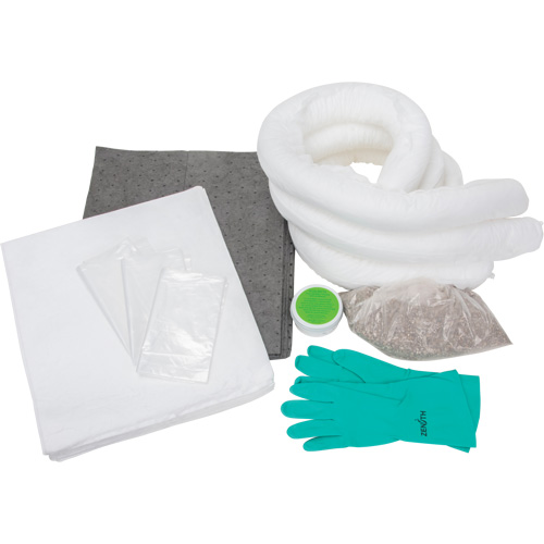 Spill Kit, Oil Only/Universal, Bag, 10 US gal. Absorbancy Consource