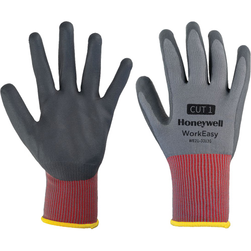 Gants de protection contre les coupures WorkEasy, Taille 6/T-petit, Calibre 13, Rev&ecirc;tement Mousse de nitrile, Enveloppe en Polyester, EN 388 niveau 1 Consource