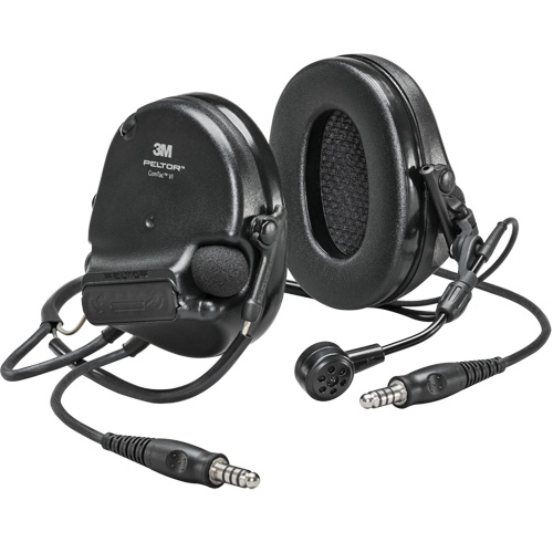 Peltor ComTac VI NIB Dual Lead Headset, Neckband Style, 22 dB Consource